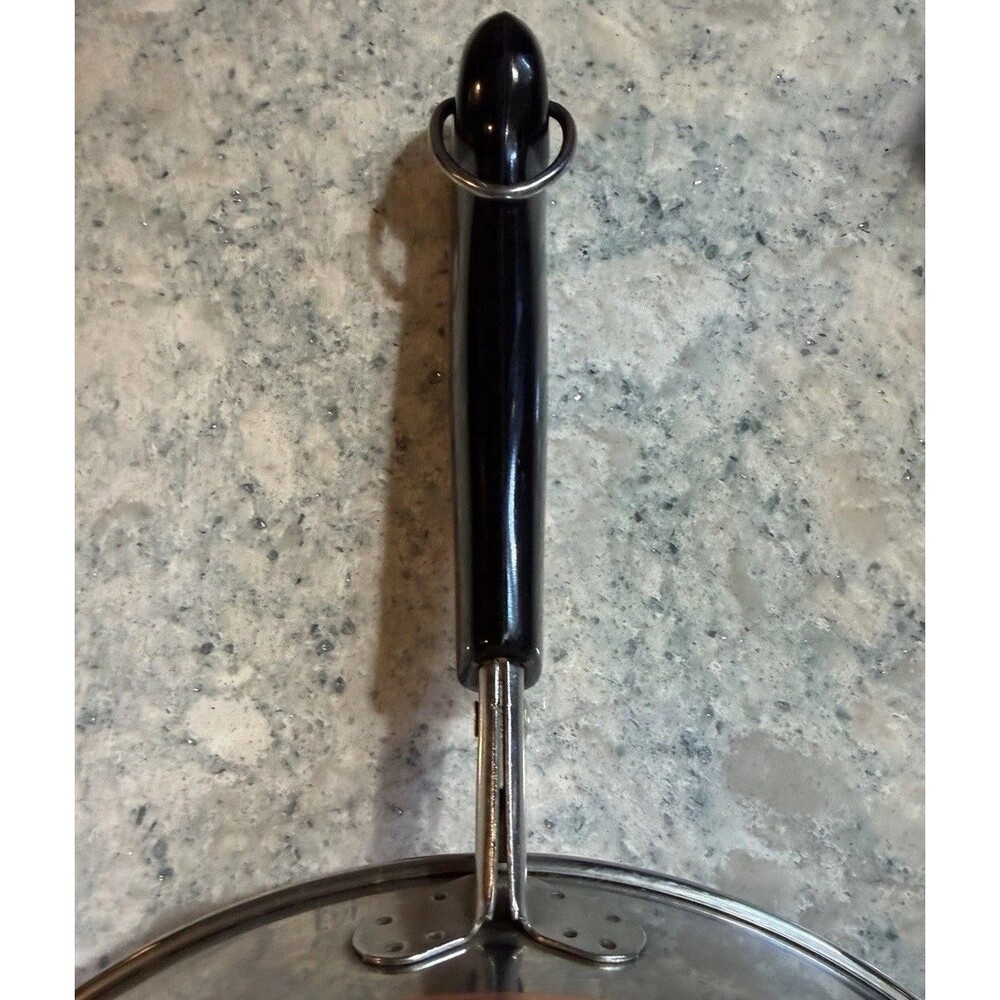 Revere Ware 1801 9” Skillet Copper Clad Frying Pan Clinton, IL 1997 Vintage - Picture 7 of 12